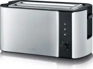 Severin AT 2590 toaster stainless steel brushed black