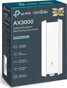 TP-Link Omada EAP650-Outdoor V1 - wireless access point - Wi-Fi 6 - cloud-managed