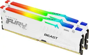 Kingston Fury Beast White RGB EXPO 32GB [2x16GB 5200MHz DDR5 CL36 DIMM]