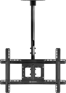 ONKRON Ceiling TV Mount Bracket Height Adjustable for 32 to 80 Inch LED LCD TVs, Black