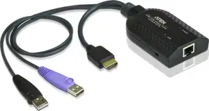 ATEN KA7168 HDMI USB Virtual Media KVM Adapter Cable with Smart Card Reader (CPU Module) - KVM / audio / USB extender