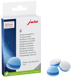 JURA 3-fazne tablete za čišćenje 6 kom.