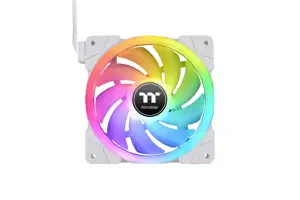 140mm Thermaltake SWAFAN EX14 RGB PC Cooling Fan White TT Premium Edition 3 Pack