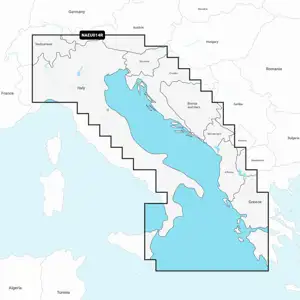 Navionics Plus NAEU014R - Italy, Adriatic Sea kartica