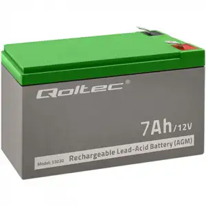 Qoltec Akumulator AGM 12V 7Ah
