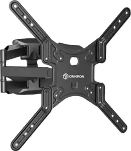 ONKRON Full Motion TV Wall Mount for 37 to 70-inch Flat Panel TVs Digital Panels 36,4 kg, Black