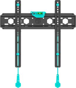 ONKRON Fixed TV Wall Mount for 32 to 65-inch Flat Panel TVs Digital Panels 56,8 kg, Black