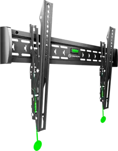 ONKRON Tilting TV Wall Mount for 43 to 85-inch Flat Panel TVs Digital Panels 68,2 kg, Black