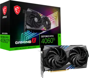 MSI Video Card NVidia RTX 4060 GAMING X 8G (8GB GDDR6/128bit, PCI-E 4.0 x8, 1x8 pin, Retail)