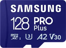 Samsung PRO Plus 128GB microSD UHS-I U3 Full HD 4K UHD 180MB/s Read 130MB/s Write Memory - Micro SD