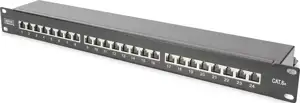 DIGITUS Professional DN-91624S-EA-B - patch panel - 1U - 19