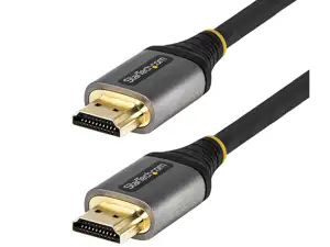 StarTech.com 20in (50cm) HDMI 2.1 Cable 8K - Certified Ultra High Speed HDMI Cable 48Gbps - 8K 60Hz/4K 120Hz HDR10+ eARC - Ultra HD 8K HDMI Cord - Monitor/TV/Display - Flexible TPE Jacket - HDMI cable