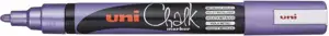 Marker Uni pwe-5m kreda metallic ljubičasti(n)