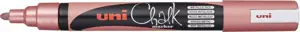 Marker Uni pwe-5m kreda metallic crveni(n)