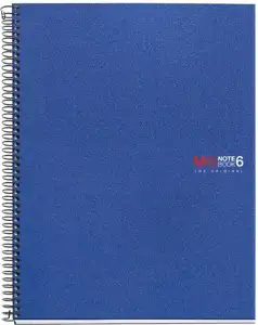 Kolegij blok Miquelrius A5 70g 150L spiralni crte basic PP plavi 2835