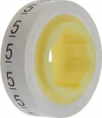 Wire Marking Tape 5,46 mm x 2,49 m w/number 5 - ScotchCode