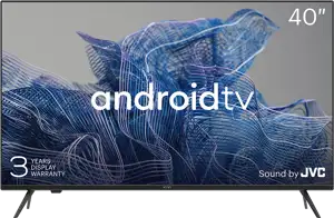 40', FHD, Google Android TV, Black, 1920x1080, 60 Hz, Sound by JVC, 2x8W, 41 kWh/1000h , BT5, HDMI ports 3, 24 months