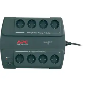 UPS APC Back-UPS ES BE400-GR, 400VA/240W, Standby, Schuko