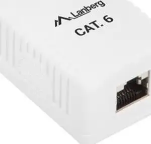 Lanberg 1xRJ45 shielded surface-mount socket