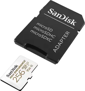 SanDisk Max Endurance microSDXC 256GB Class 10 U3 + Adapter