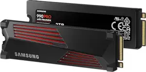 2 TB SSD Samsung 990 Pro M.2 NVMe Heatsink (MZ-V9P2T0GW)