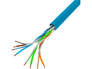 U/UTP kabel Cat.5e 4x2xAWG24/1 solid Cu, PVC, plavi, pak. 305m cijena po metru- mogucnost kupnje samo cijelog koluta 305m