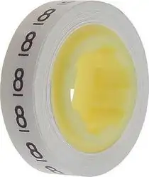 Wire Marking Tape 5,46 mm x 2,49 m w/number 8 - ScotchCode