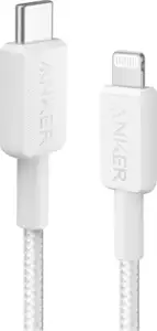 Anker 322 USB-C to Lightning braided cable 1.8m white