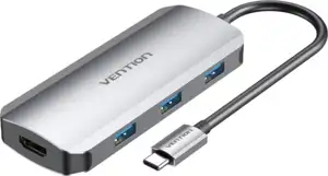 Vention USB-C to HDMI USB 3.0x3 PD Docking Station 0,15m