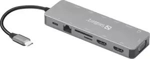 Sandberg USB-C 13-in-1 laptop docking station