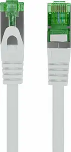 PATCHCORD KAT.7 S/FTP LSZH CU 10M siva FLUKE PASSED LANBERG