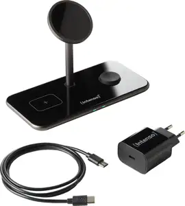 Intenso 3in1 magnetic wireless charger MB13 with power supply
