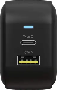 Icybox 38W dual QC 3.0 USB charger with PowerDelivery