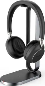 Yealink BH76 with Charging Stand UC Black USB-C Bluetooth-Headset