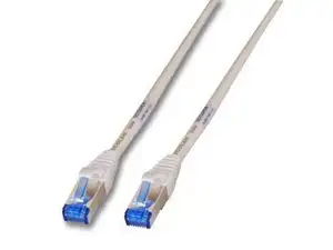 S/FTP prespojni kabel Cat.6a LSZH Cu AWG26, sivi, 1,0 m