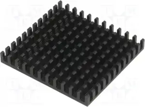 Hladilo 35x35x6mm, FISCHER, pogodno za Raspberry Pi 4