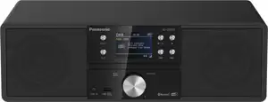 Panasonic SC-DM202EG-K All-in-One Stereo System mit CD, DAB+, Bluetooth, black
