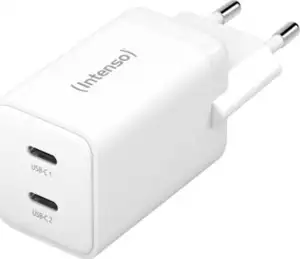 Intenso 40W GaN power supply with 2xUSB-C connector W40CC