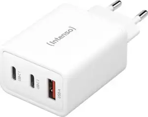 Intenso 65W GaN power supply with 2xUSB-C and 1xUSB-A connector W65ACC