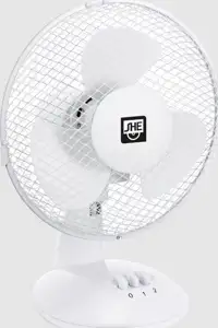 SHE table fan 40 cm 40W white