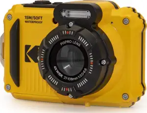 Kodak Pixpro WPZ2 16MP 6x digital zoom underwater camera yellow