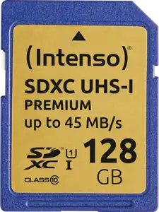 Intenso Premium - flash memory card - 128 GB - SDXC UHS-I