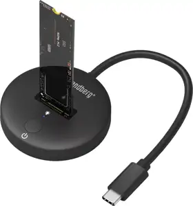 Sandberg USB 3.2 docking station for M.2 NVMe SSD.