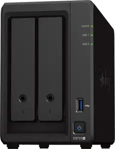 Synology DS723+ NAS System 2-Bay 24 TB inkl. 2x 12 TB Synology HDD HAT3300-12T
