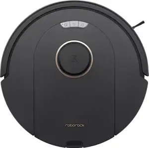 Roborock Q5 Pro+ robot vacuum cleaner with self-emptying station, black