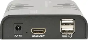 KVM HDMI Extender 120m FullHD via Netzwerkkabel Digitus Black