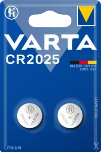 VARTA Professional Electronics Knopfzelle Batterie CR 2025 2er Blister