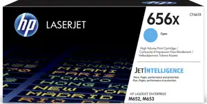 HP 656X - High Yield - cyan - original - LaserJet - toner cartridge (CF461X)