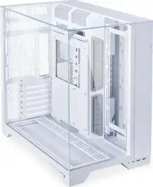 Case Lian Li O11 Vision, ATX, Midi-Tower, Tempered glass, White