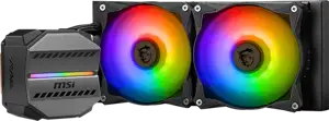 MSI MAG CORELIQUID M240 Liquid Cooler, 2x 120mm ARGB PWM Fans, ARGB Block, Intel LGA 115x/1200/1700/1366/2011/2011-3/2066, AMD AM5/AM4, 3Y Warranty